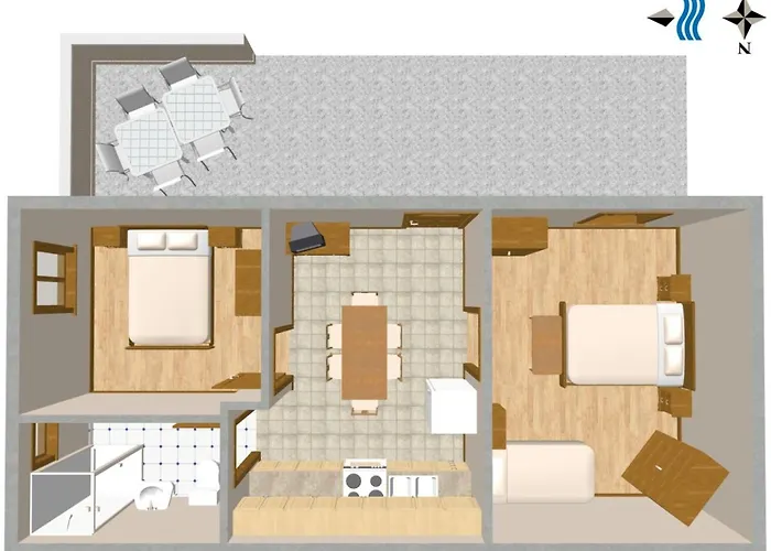 Apartment With A Parking Space *